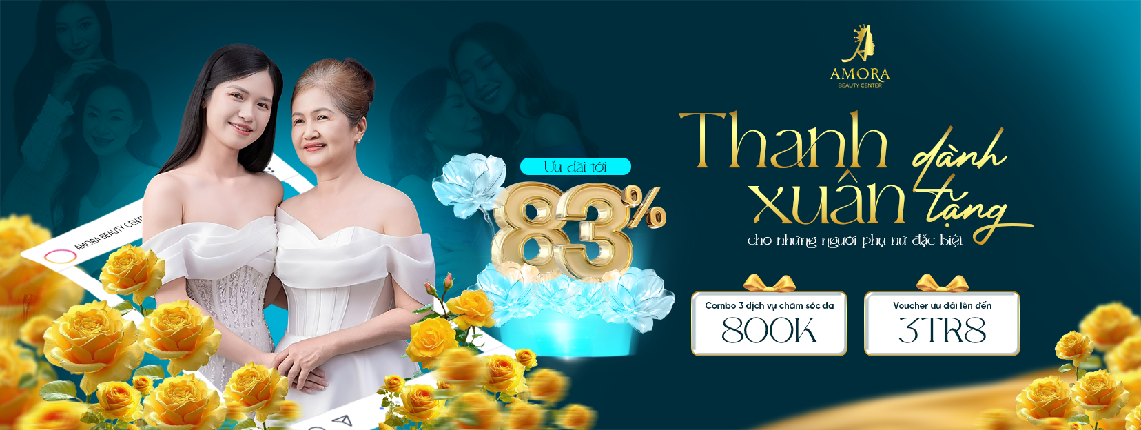 Ưu đãi 8/3 tại amora